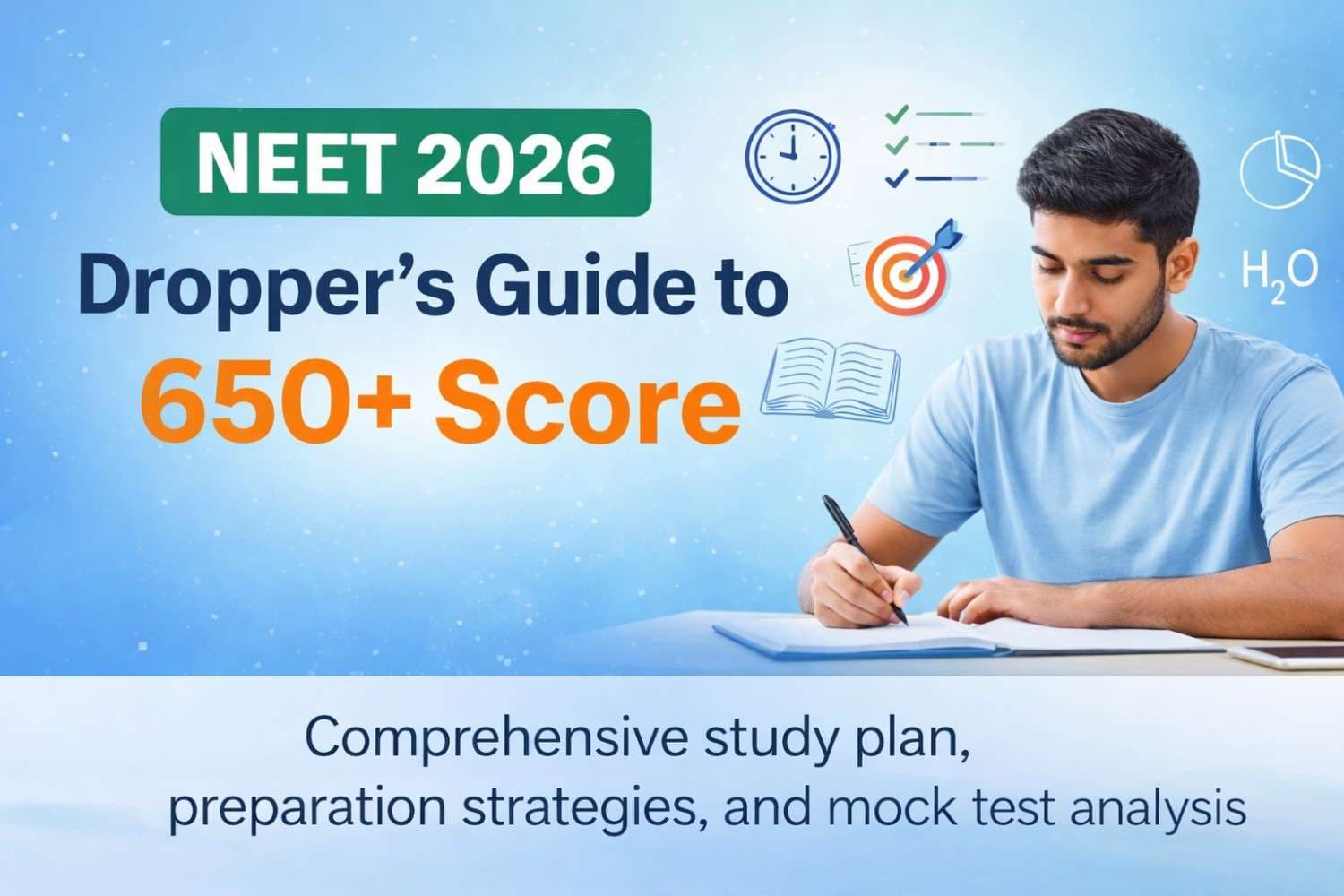 NEET 2026: Dropper's Guide to 650+ Score