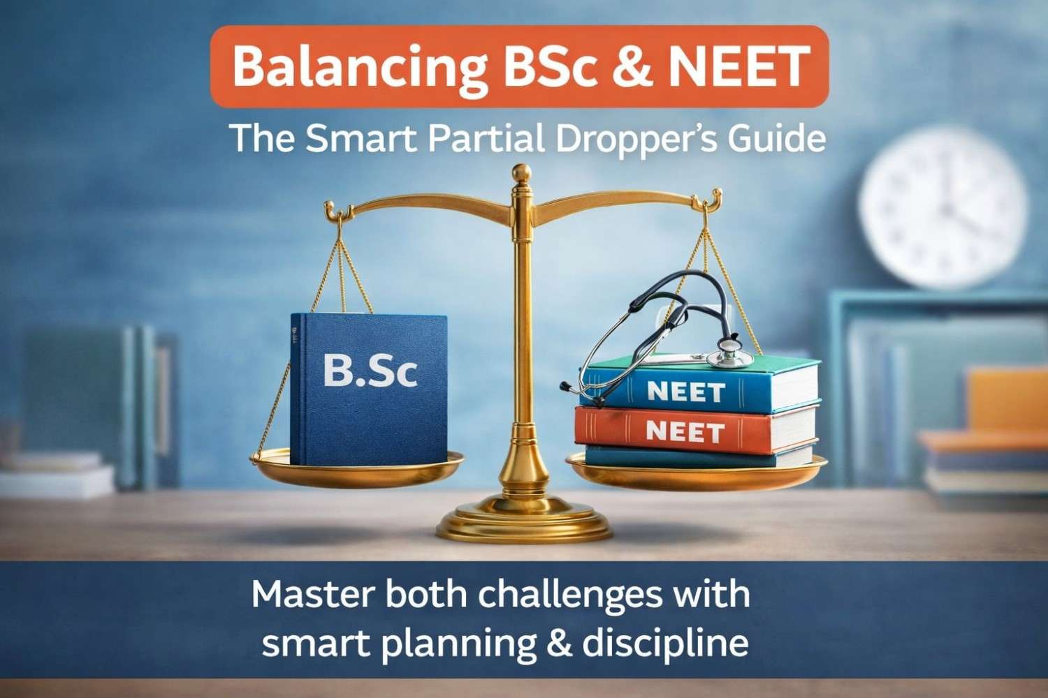 Balancing BSc & NEET: The Smart Partial Dropper's Guide