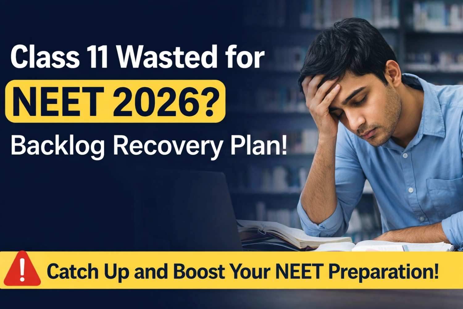 Class 11 Wasted for NEET 2026? Here's Your Backlog Recovery Plan!