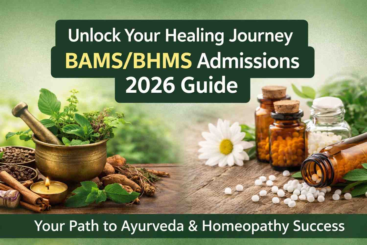 Unlock Your Healing Journey: BAMS/BHMS Admissions 2026 Guide