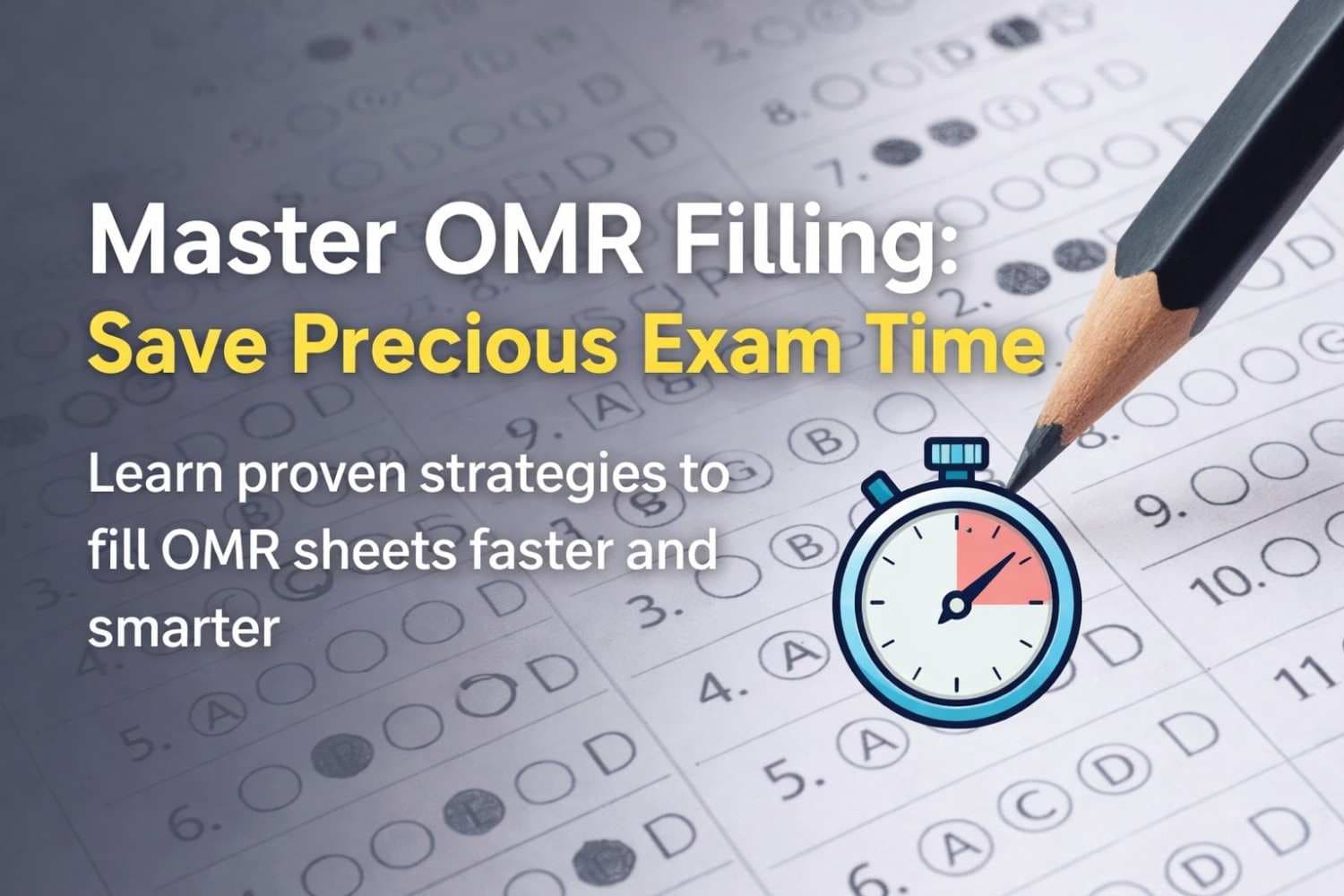 Master OMR Filling: Save Precious Exam Time