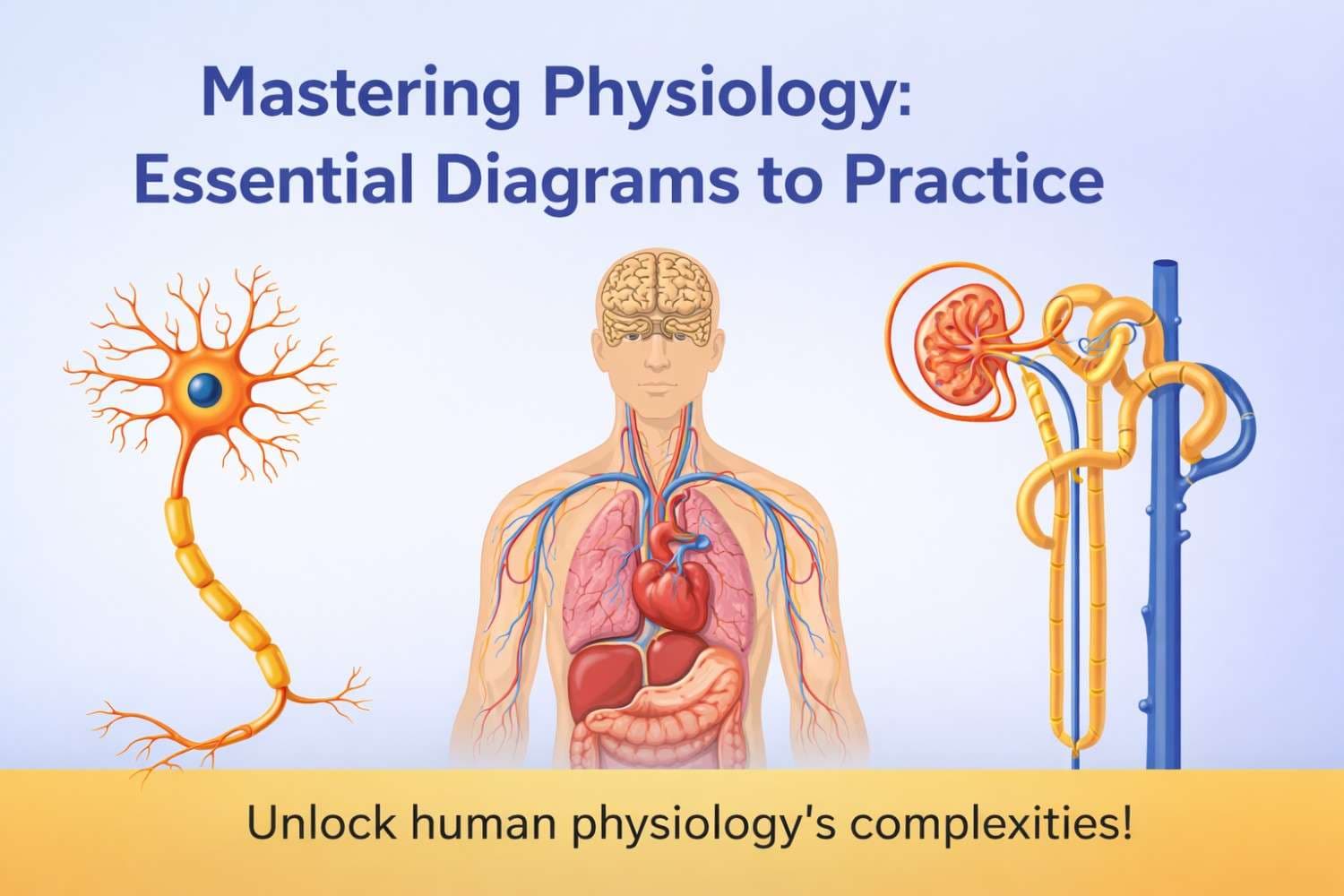 Mastering Physiology: Essential Diagrams to Practice