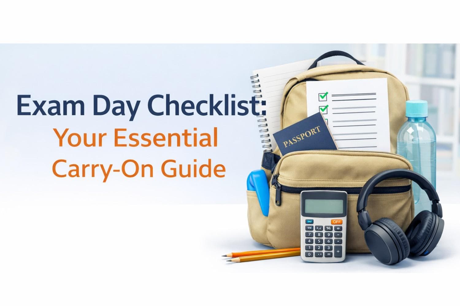 Exam Day Checklist: Your Essential Carry-On Guide