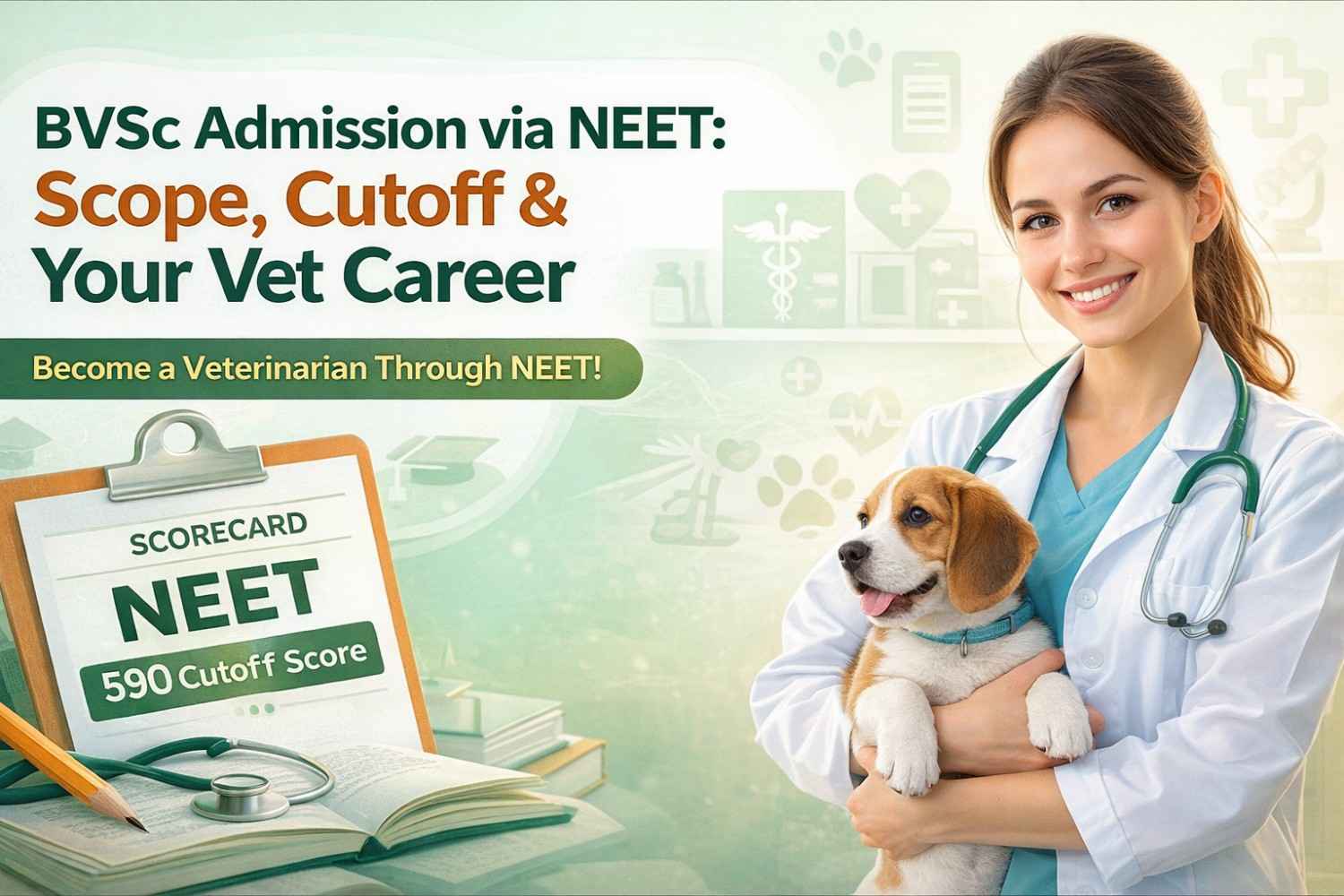 BVSc Admission via NEET: Scope, Cutoff & Your Vet Career
