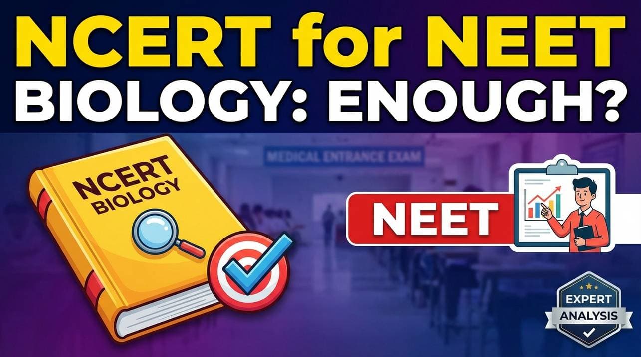 Is NCERT Enough for NEET Biology? (Expert Analysis)